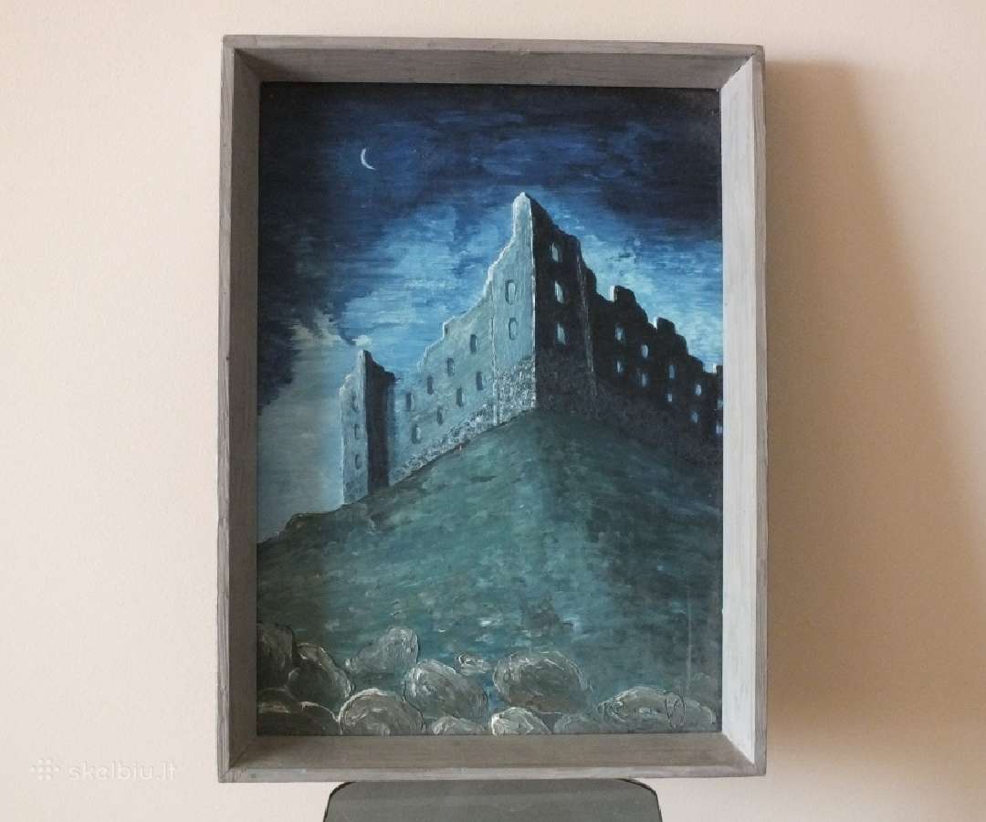 Prieškarinė tapyba. Kaimo vaizdas. 100 Eur - nuotraukos Nr. 14