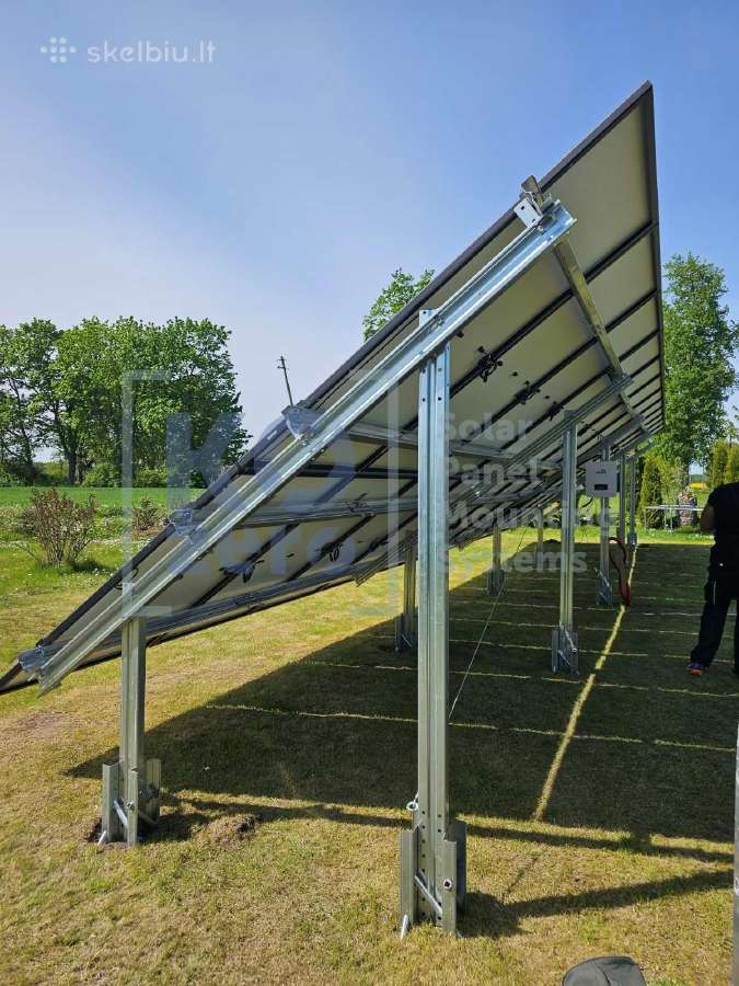 Antžeminė konstrukcija saulės elektrinei - nuotraukos Nr. 15