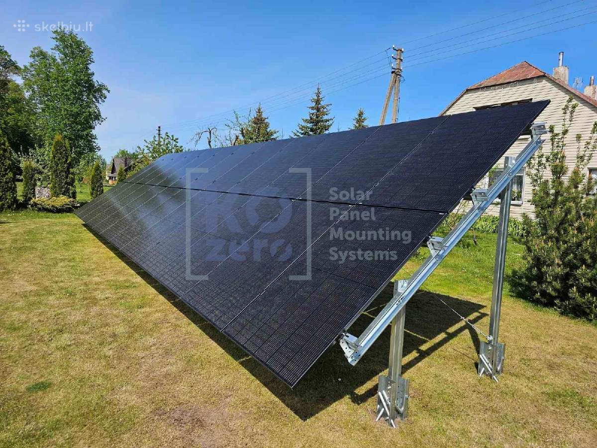 Antžeminė konstrukcija saulės elektrinei - nuotraukos Nr. 14