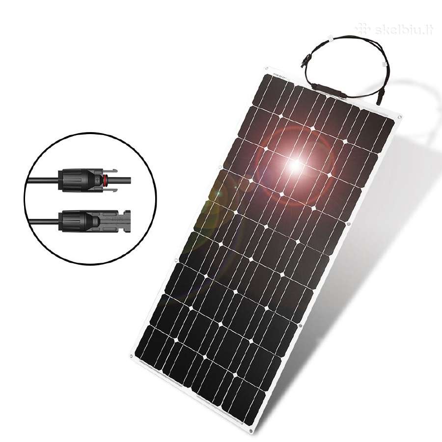 Saulės baterijos komplektas su valdikliu 200w 100a - nuotraukos Nr. 3