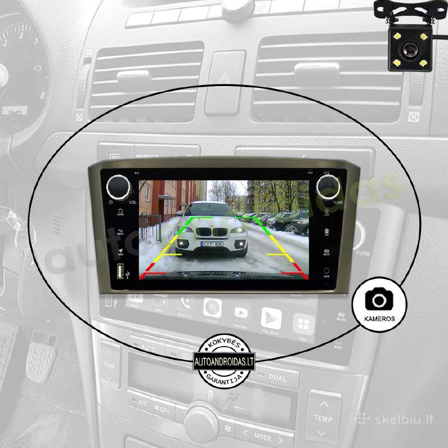 Toyota Avensis 2002-08 Android multimedia Usb/GPS - nuotraukos Nr. 7