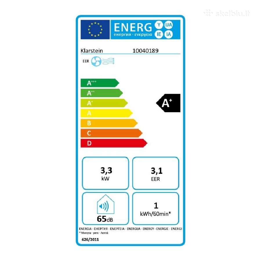 Klarstein Kraftwerk Eco Smart oro kondicionierius - nuotraukos Nr. 5