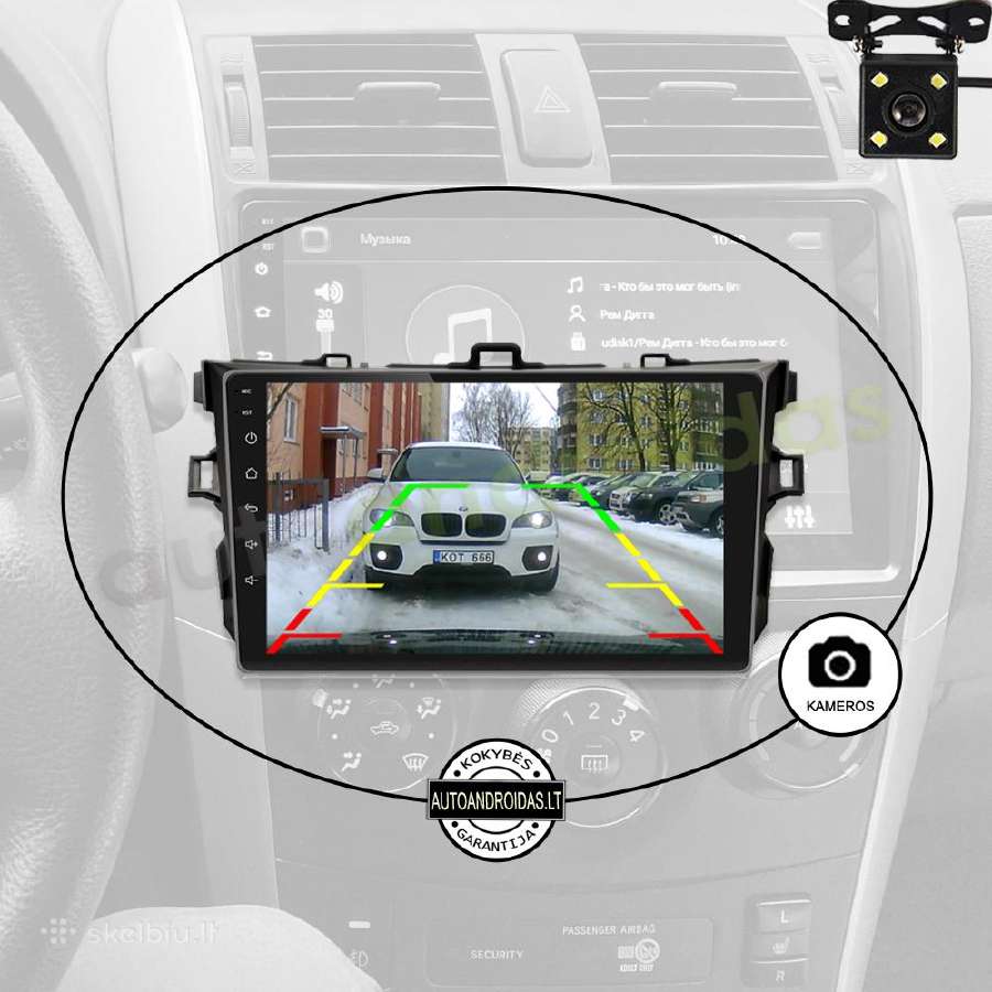 Toyota Corolla 2006-12 Android multimedia GPS/WiFi - nuotraukos Nr. 7