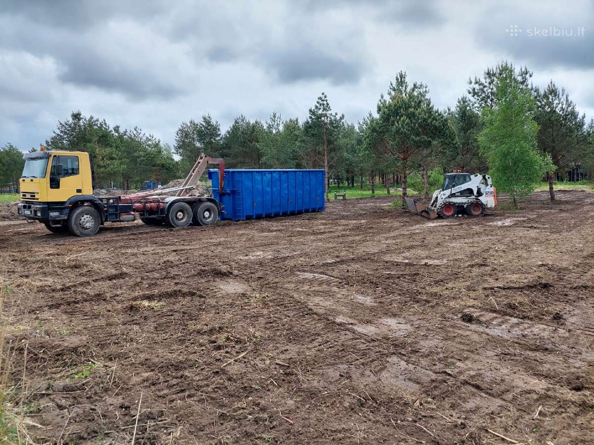 Tralo,ekskavatoriaus,bobcat nuoma Su Priedais - nuotraukos Nr. 28