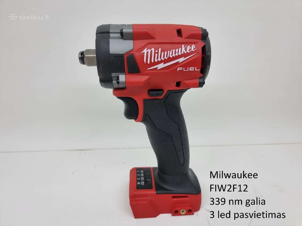 Fmtiw2f12 880 nm smūginis veržliasukis Milwaukee - nuotraukos Nr. 11