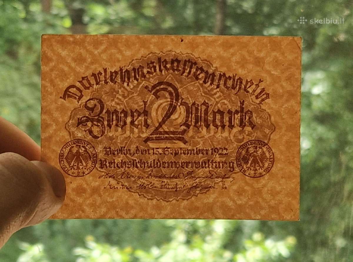 2 mark 1922 Veimaro reapublika - nuotraukos Nr. 2