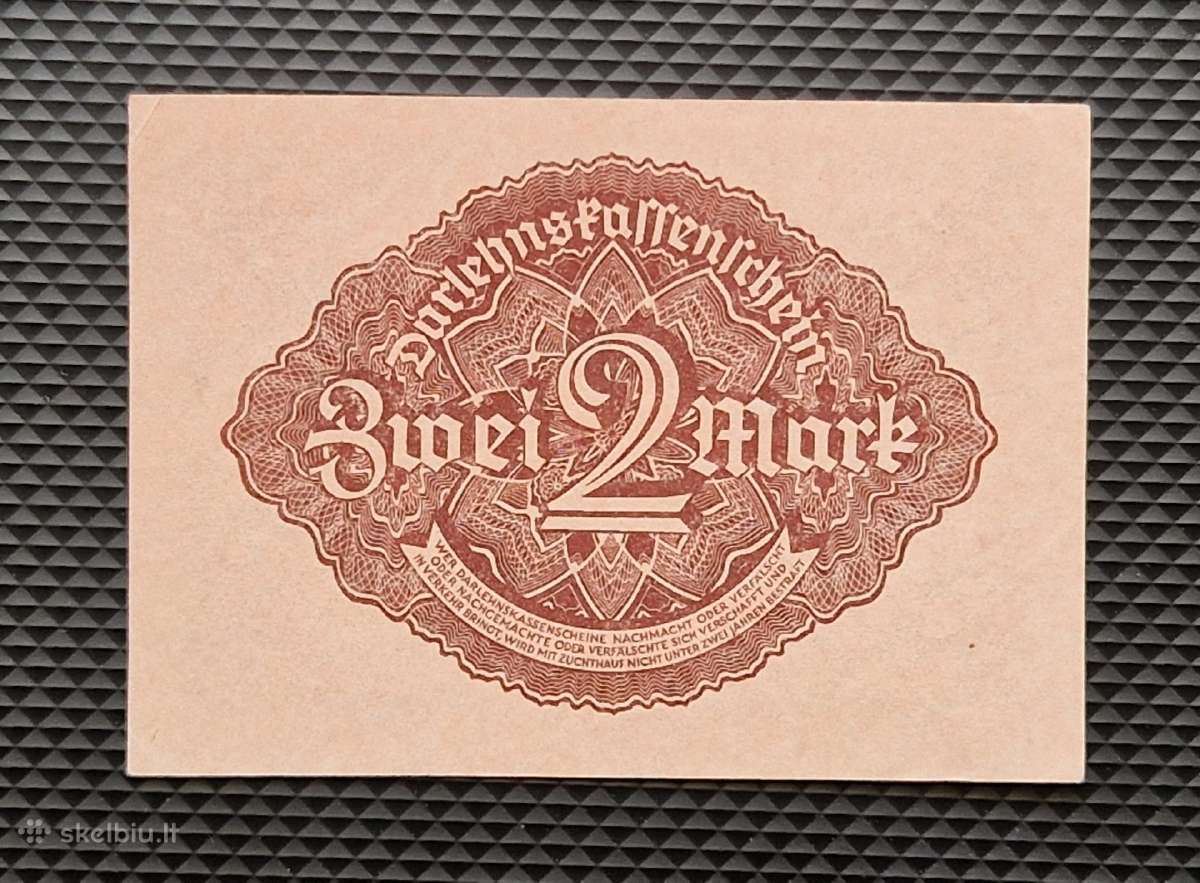 2 mark 1922 Veimaro reapublika - nuotraukos Nr. 3
