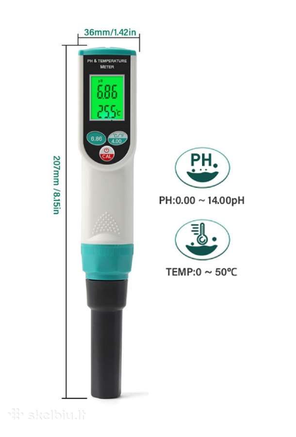 Dirvožemio Ph ir temperatūros matuoklis - nuotraukos Nr. 3