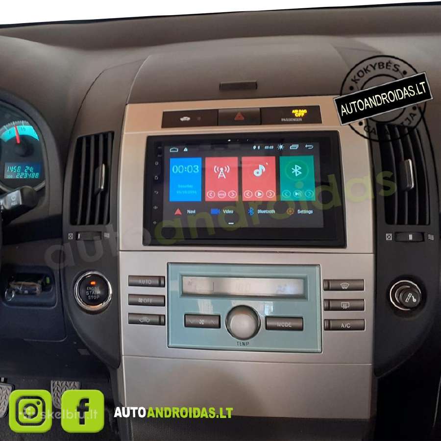Toyota Corolla Verso Android multimedia Bt/WiFi/7"