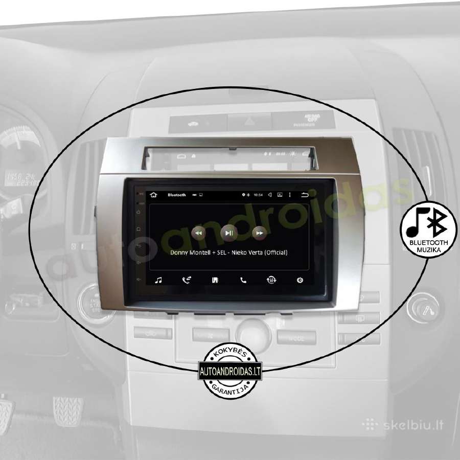 Toyota Corolla Verso Android multimedia Bt/WiFi/7" - nuotraukos Nr. 6