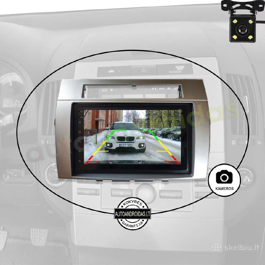 Toyota Corolla Verso Android multimedia Bt/WiFi/7" - nuotraukos Nr. 7