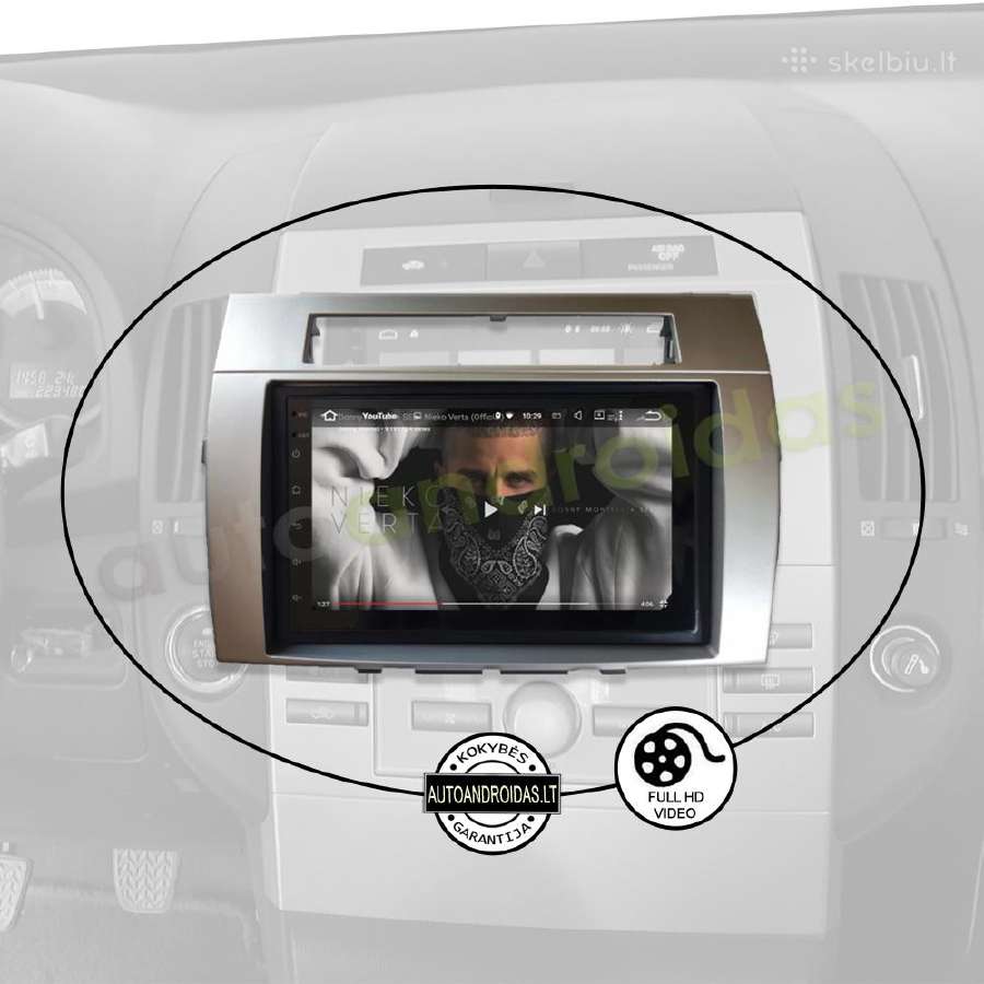 Toyota Corolla Verso Android multimedia Bt/WiFi/7" - nuotraukos Nr. 9