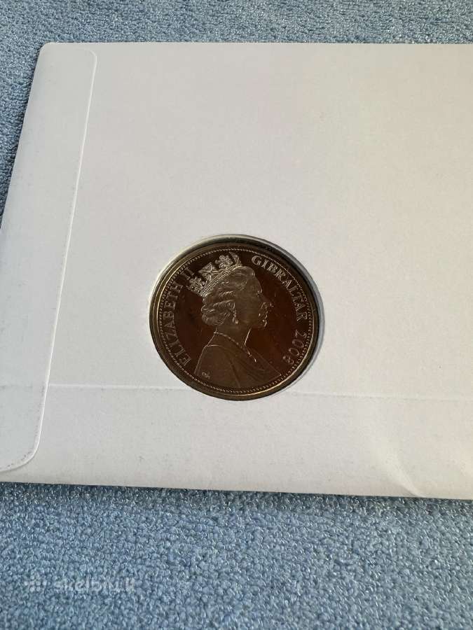 Monete Gibraltar 2008m. 1 krona, cu-ni - nuotraukos Nr. 3