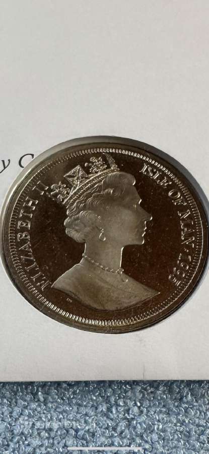 Moneta Isle of Man 1995m. 1 krona, cu-ni - nuotraukos Nr. 2