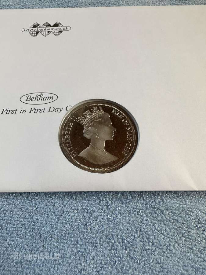 Moneta Isle of Man 1995m. 1 krona, cu-ni - nuotraukos Nr. 3