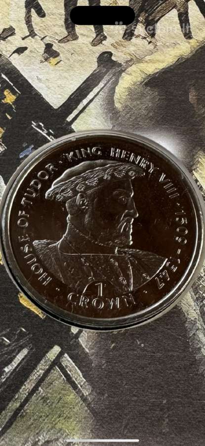 Moneta Gibraltar 1999m. 1 krona, cu-ni