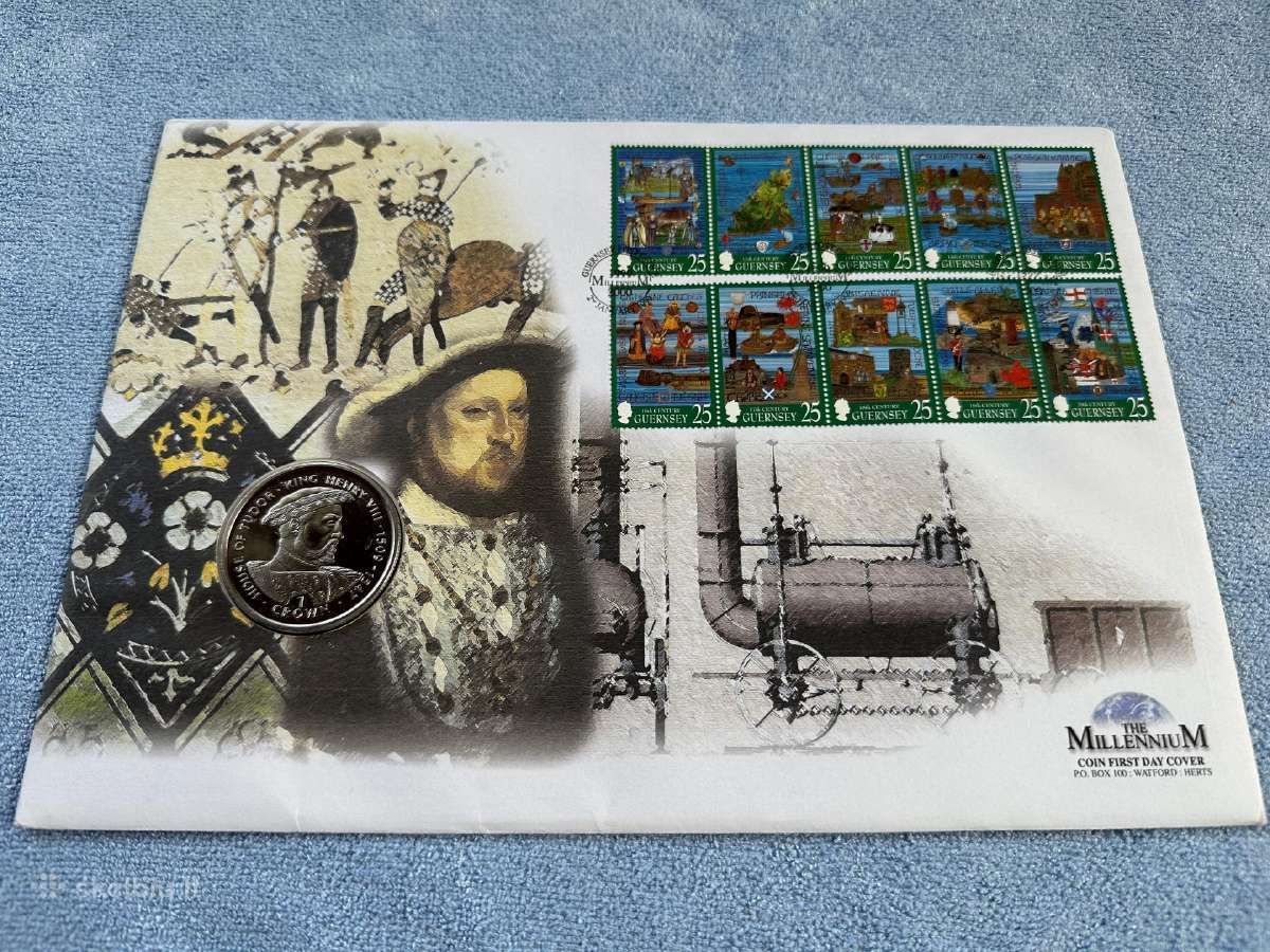 Moneta Gibraltar 1999m. 1 krona, cu-ni - nuotraukos Nr. 3