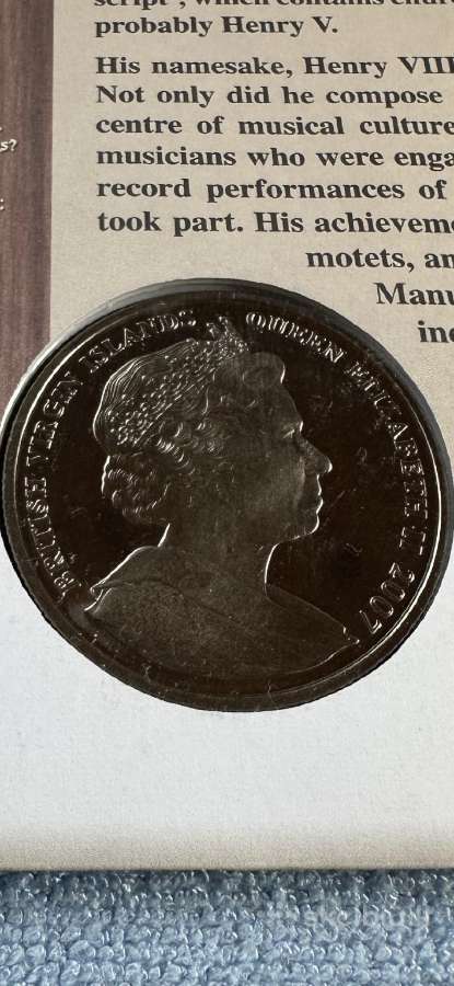 Moneta B. Virgin isl. 2007m. 1 dollar, cu-ni - nuotraukos Nr. 2