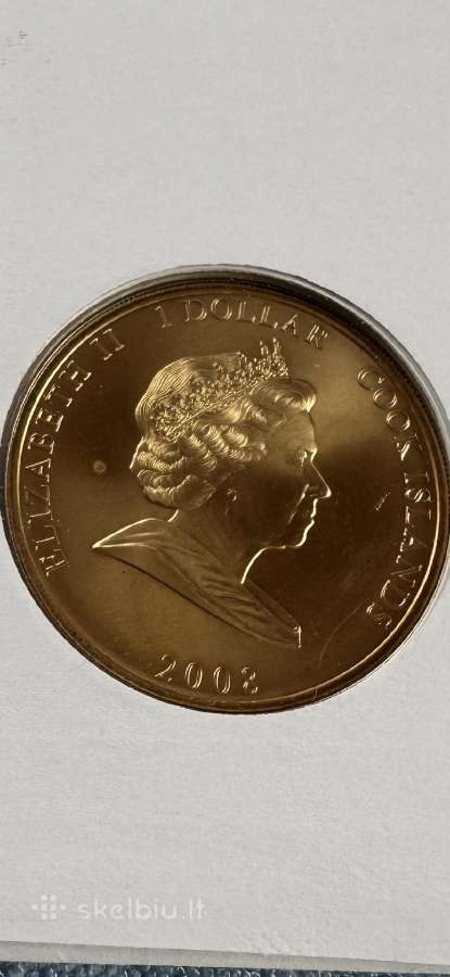 Moneta Cook isl. 2008m. 1 dollar, cu-ni - nuotraukos Nr. 2