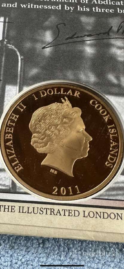 Moneta Cook isl. 2011m. 1 dollar, cu-ni - nuotraukos Nr. 2