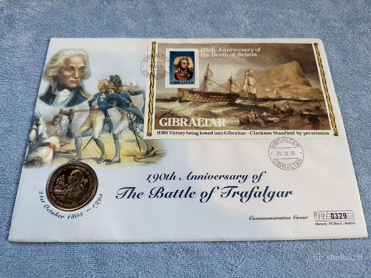 Moneta Gibraltar 1995m. 5 svarai, virenium - nuotraukos Nr. 3