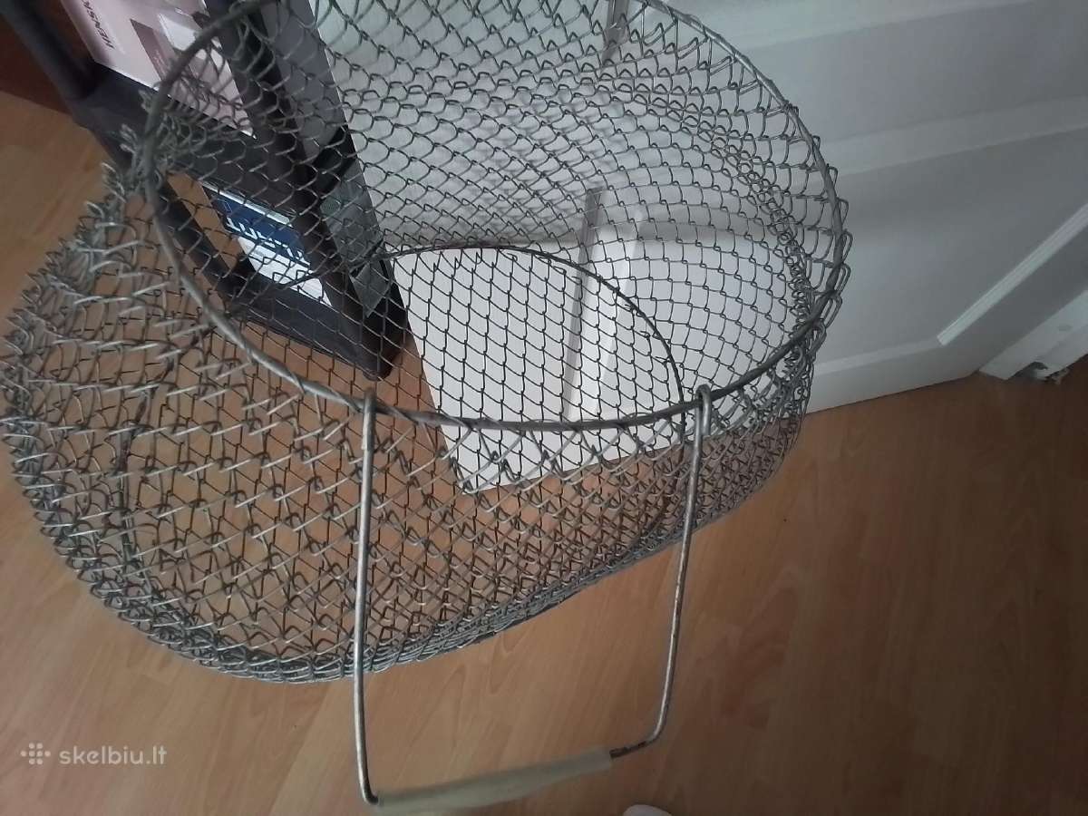 Metalinis žvejo krepšys 9€ - nuotraukos Nr. 3