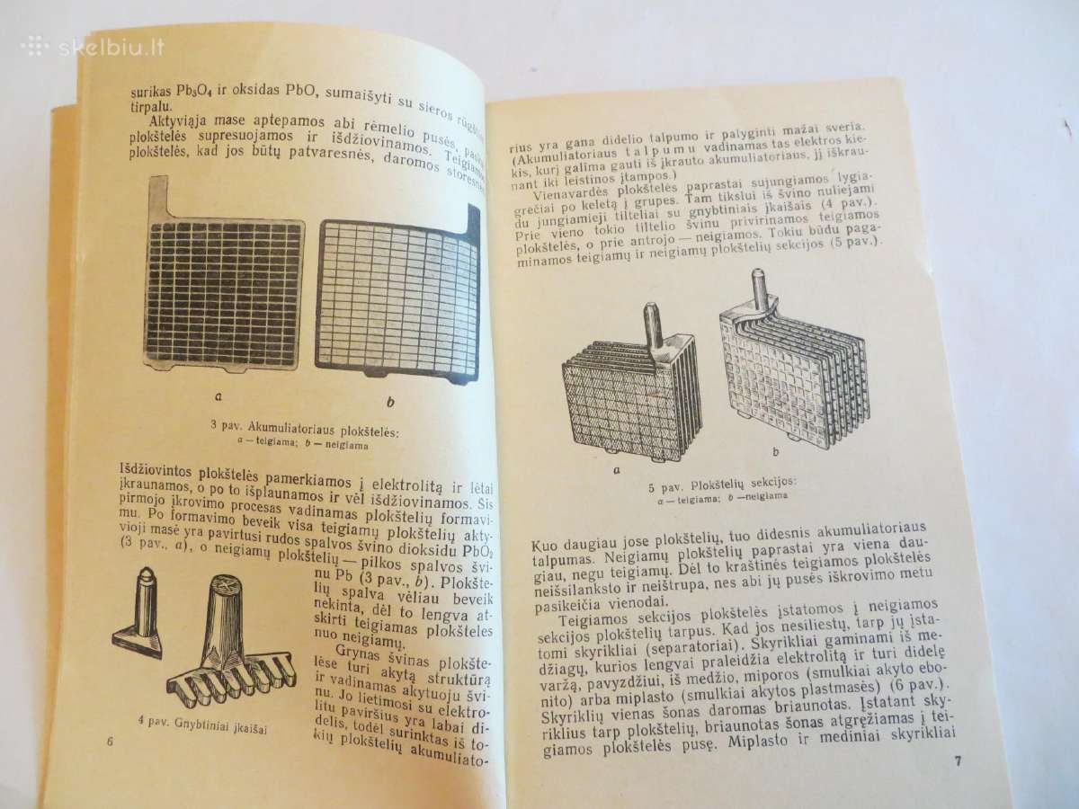 Knyga Starterinės rūgštinių akumul. baterijos 1969 - nuotraukos Nr. 4