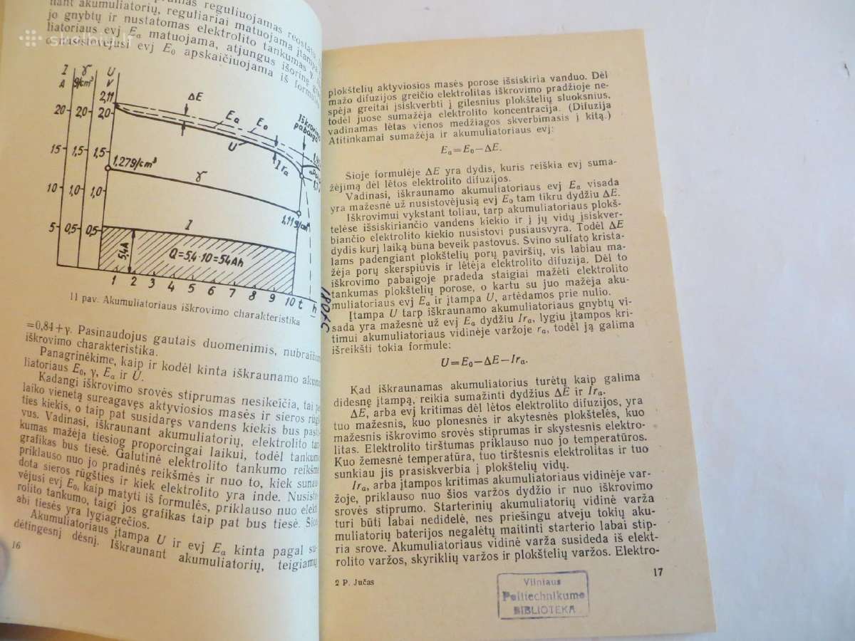 Knyga Starterinės rūgštinių akumul. baterijos 1969 - nuotraukos Nr. 6