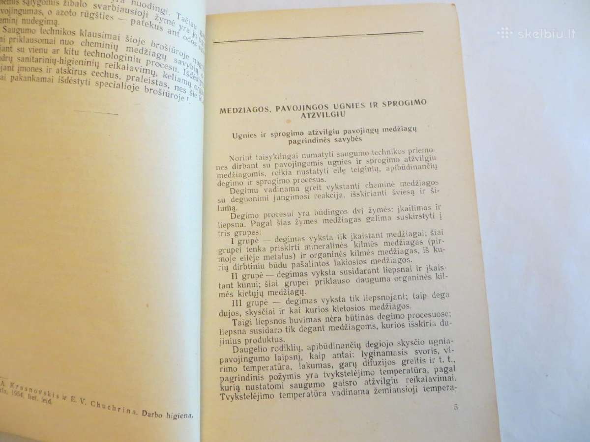 Knyga Saugumo technika dirbant su chem. medžiagom. - nuotraukos Nr. 4
