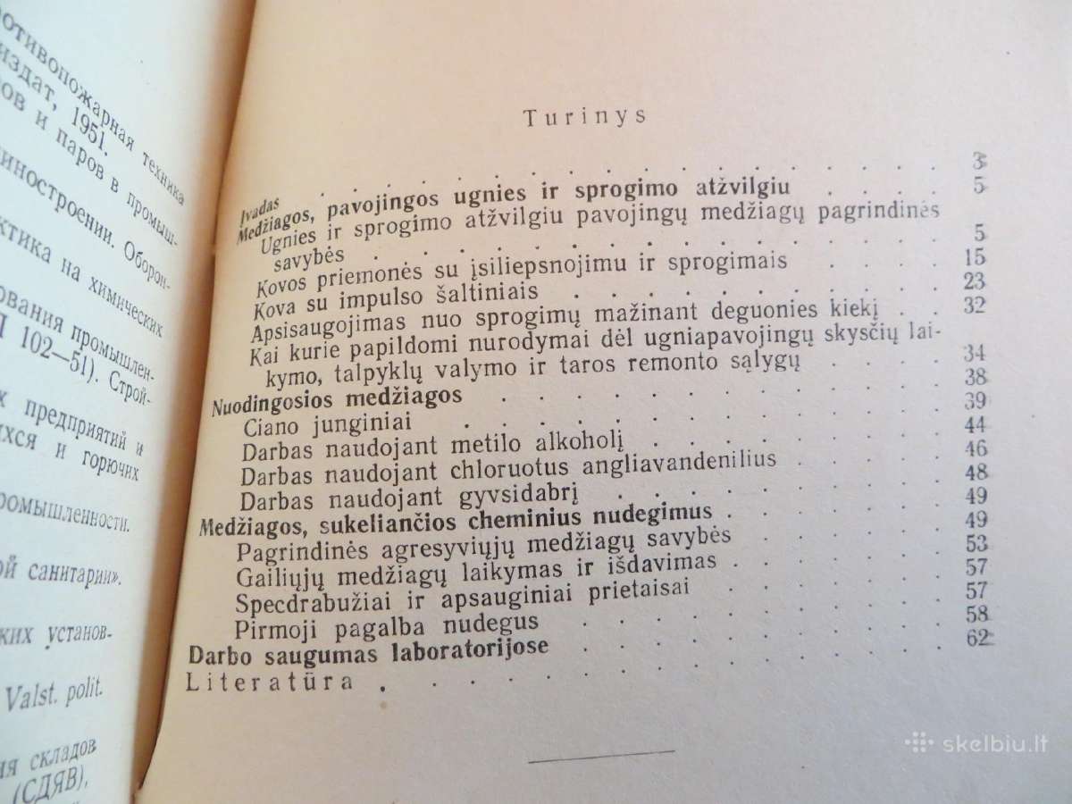 Knyga Saugumo technika dirbant su chem. medžiagom. - nuotraukos Nr. 13