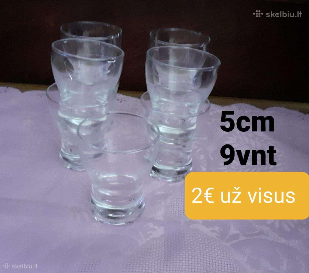 Įvairūs stikliukai - nuotraukos Nr. 17