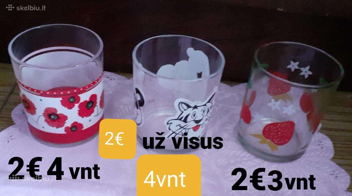 Įvairūs stikliukai - nuotraukos Nr. 19