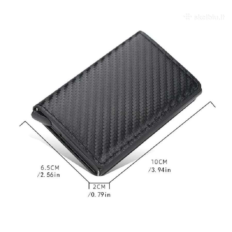 Automatinė maža piniginė su Rfid apsauga - nuotraukos Nr. 7
