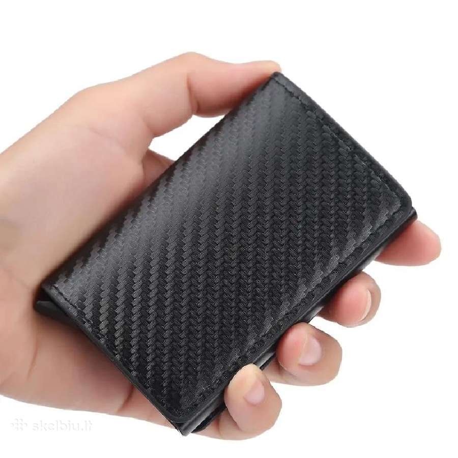 Automatinė maža piniginė su Rfid apsauga - nuotraukos Nr. 8