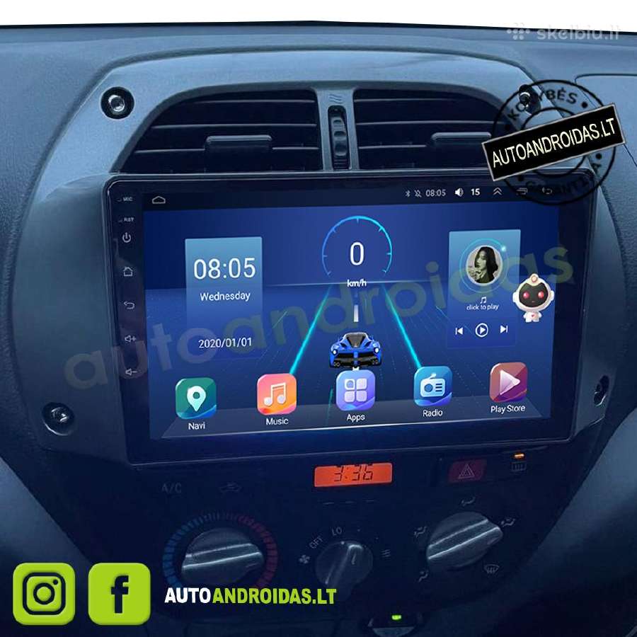 Toyota Rav4 2001-05 Android multimedia GPS/WiFi/bt