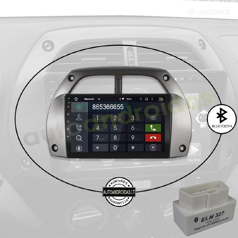 Toyota Rav4 2001-05 Android multimedia GPS/WiFi/bt - nuotraukos Nr. 5