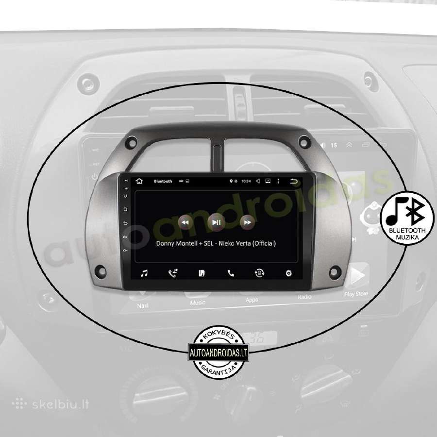 Toyota Rav4 2001-05 Android multimedia GPS/WiFi/bt - nuotraukos Nr. 6
