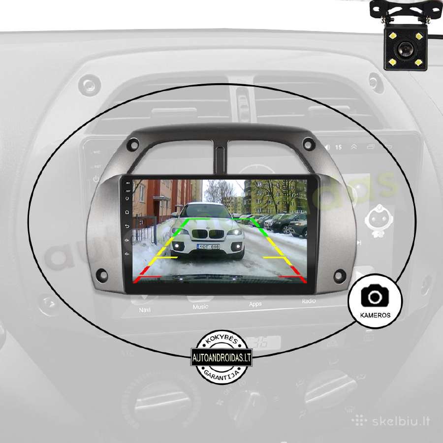 Toyota Rav4 2001-05 Android multimedia GPS/WiFi/bt - nuotraukos Nr. 7