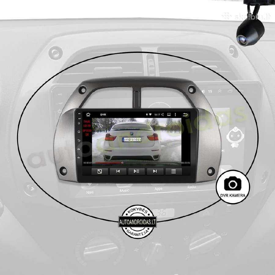 Toyota Rav4 2001-05 Android multimedia GPS/WiFi/bt - nuotraukos Nr. 8