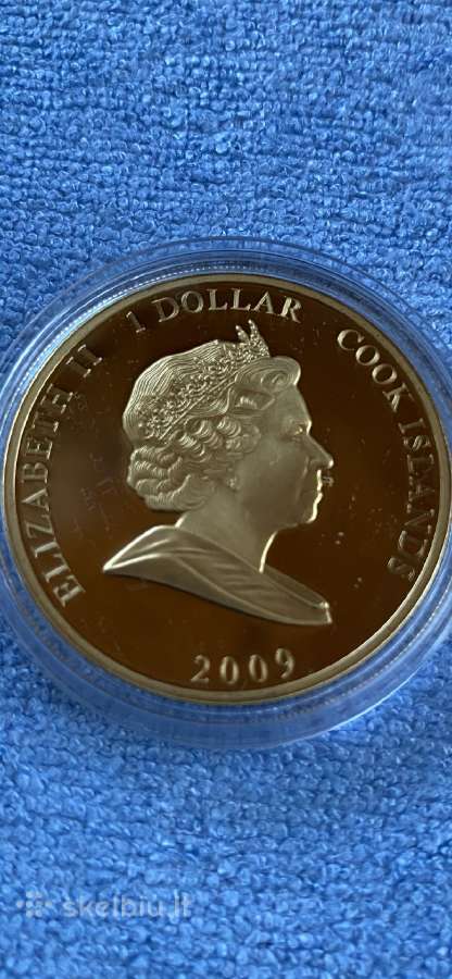 Moneta Cook isl. 2009m. 1 dollar, cu-ni - nuotraukos Nr. 2