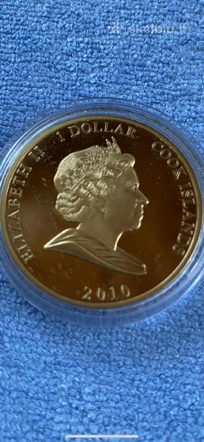 Moneta Cook isl. 2010m. 1 dollar, cu-ni - nuotraukos Nr. 2