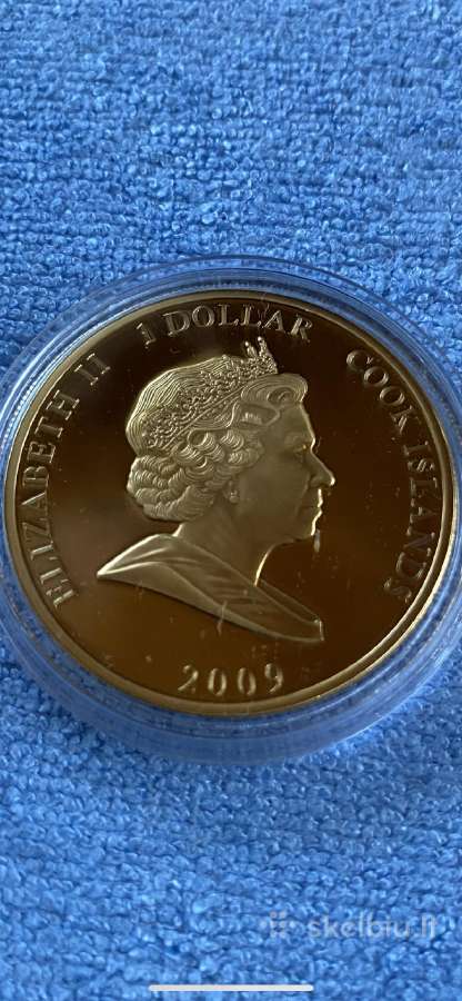 Moneta Cook isl. 2009m. 1 dollar, cu-ni - nuotraukos Nr. 2