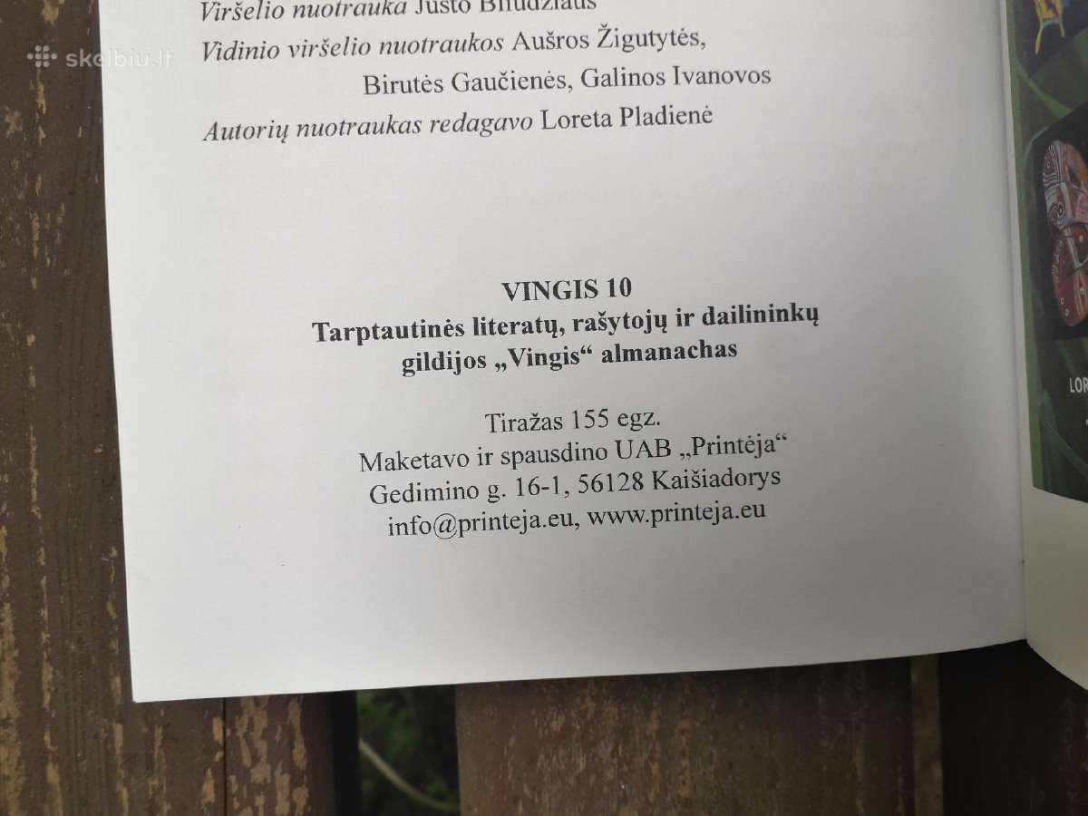Labai reti literatūros ir meno almanachai "Vingis" - nuotraukos Nr. 5