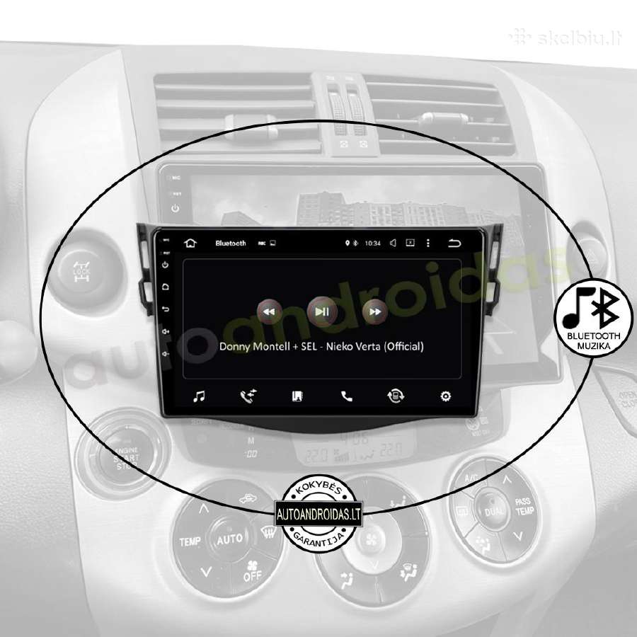 Toyota Rav4 2006-12 Android multimedia GPS/WiFi/bt - nuotraukos Nr. 6