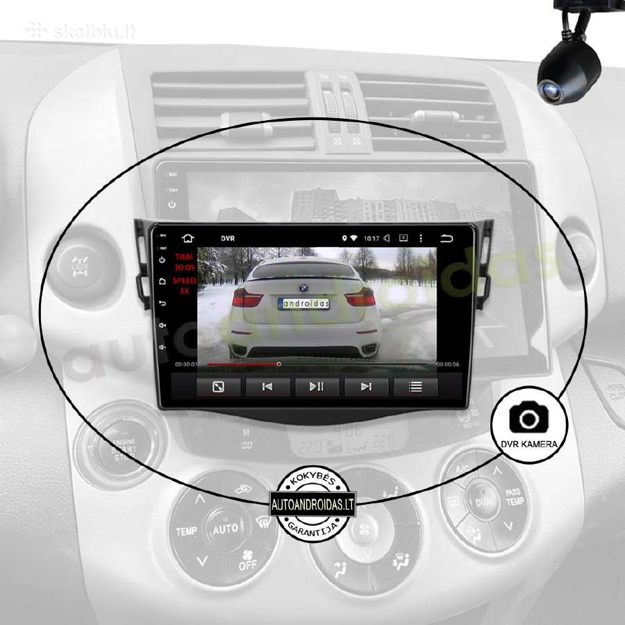 Toyota Rav4 2006-12 Android multimedia GPS/WiFi/bt - nuotraukos Nr. 8