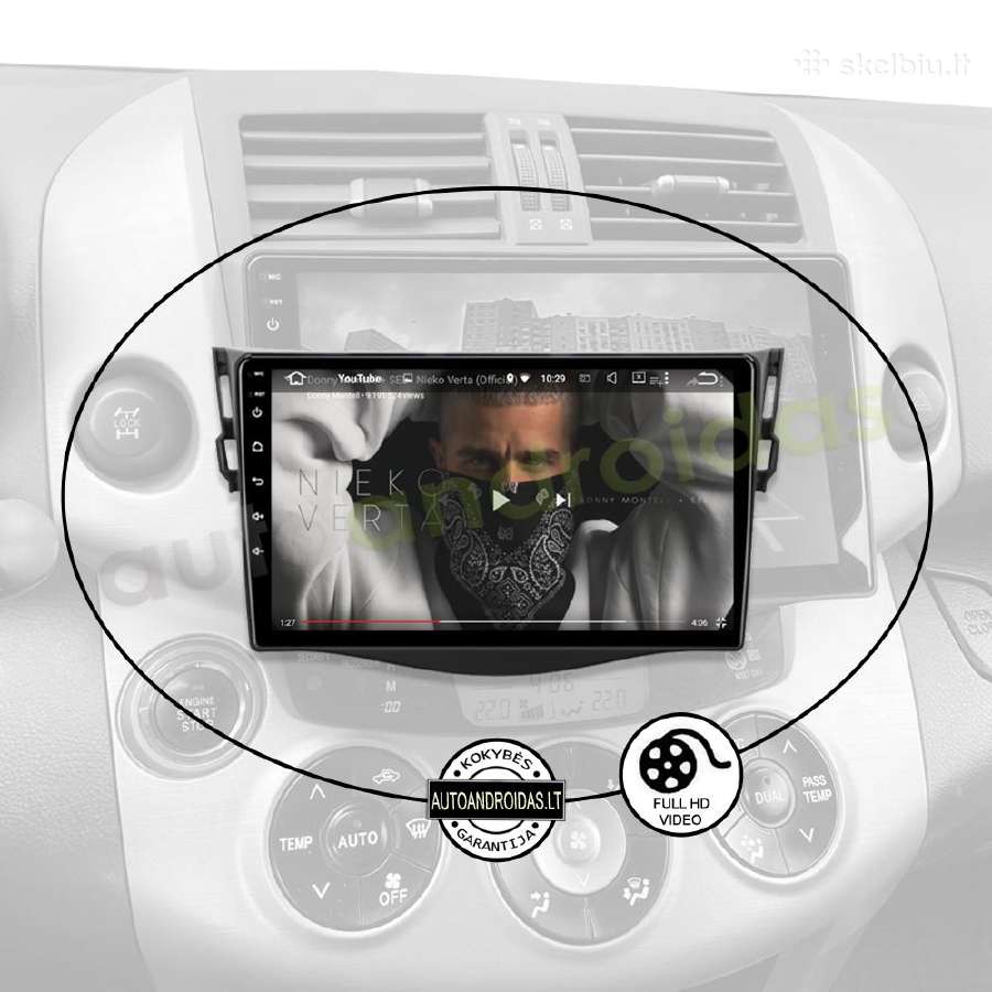 Toyota Rav4 2006-12 Android multimedia GPS/WiFi/bt - nuotraukos Nr. 9