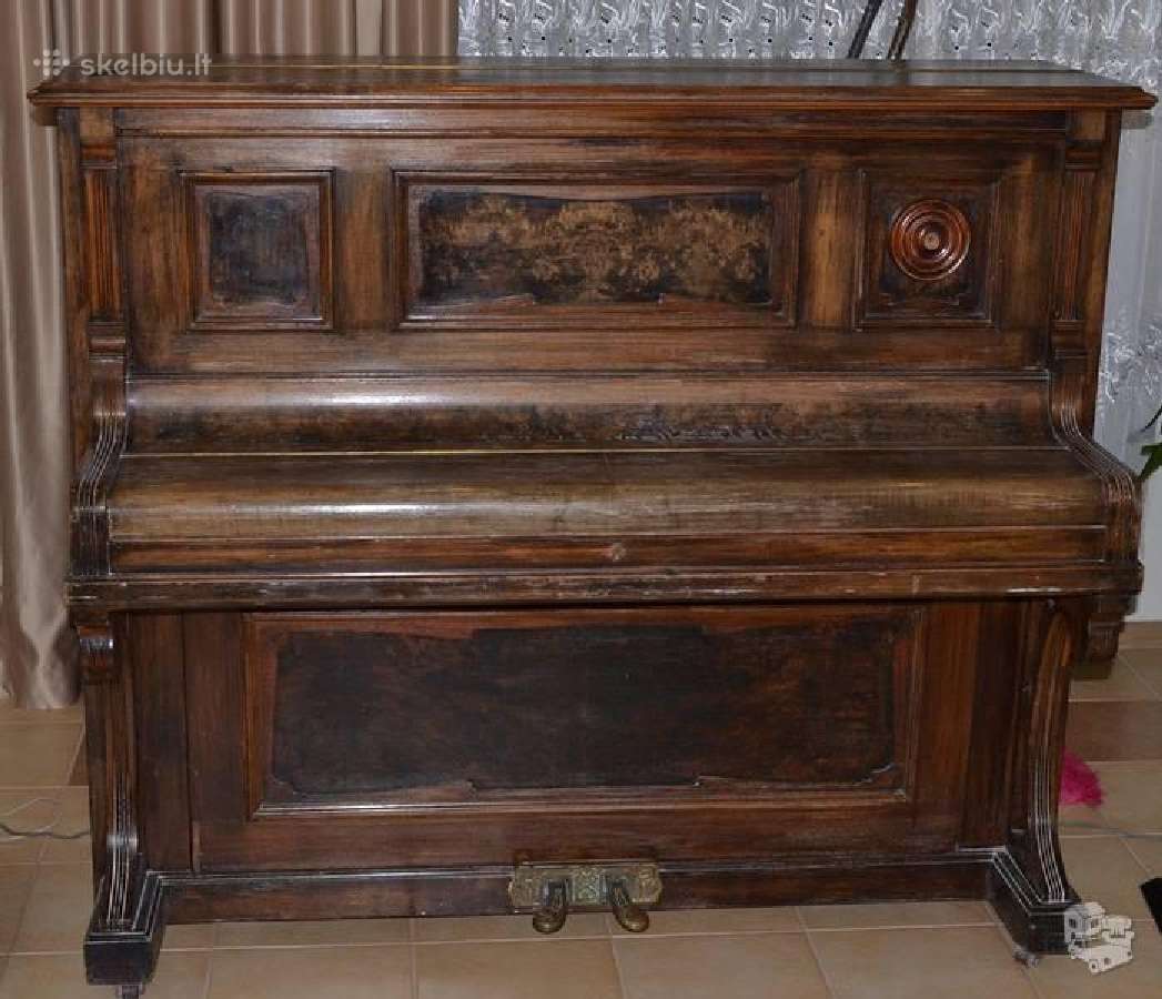 Antikvarinis vokiskas pianinas Feurich Leipzig - nuotraukos Nr. 2