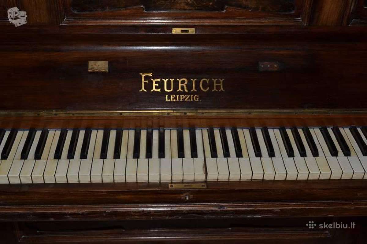 Antikvarinis vokiskas pianinas Feurich Leipzig