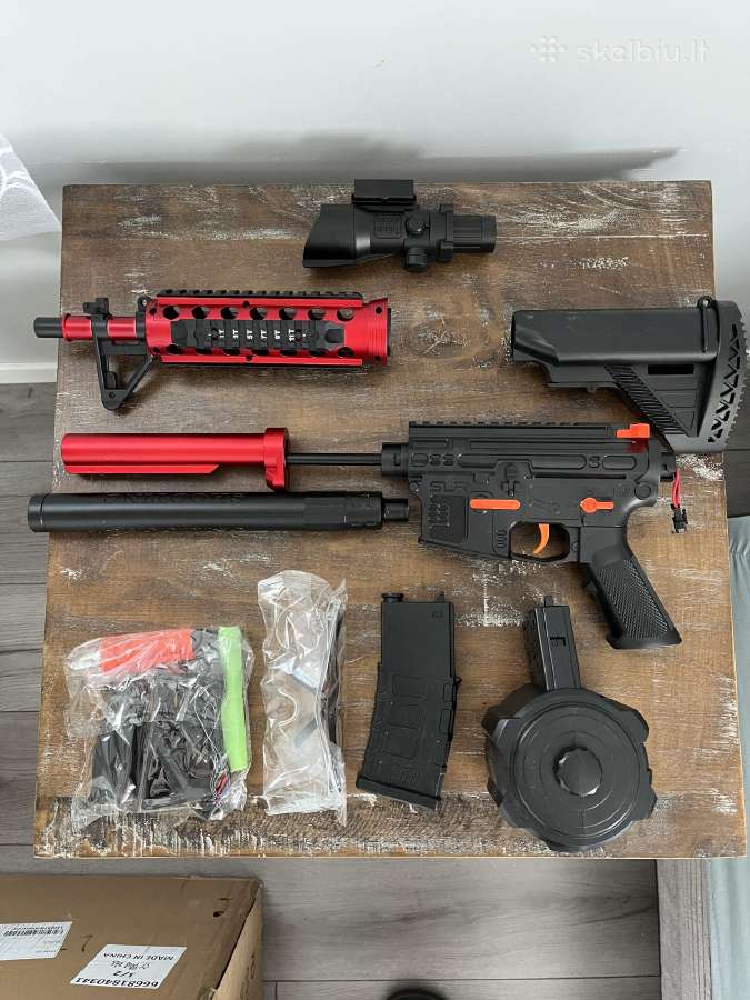 Gel Blaster Elektrinis Šautuvas M416/glock Ginklas - nuotraukos Nr. 3