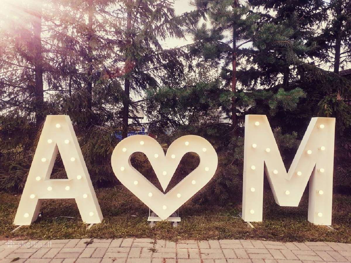 Šviečiančių raidžių ir skaičių nuoma jūsų šventėms - nuotraukos Nr. 5